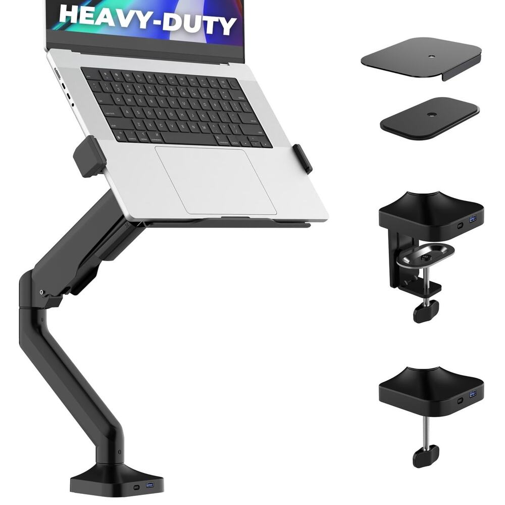 DESKELLO Elevate Pro Laptop Mount Gas Spring Arm 17.3"